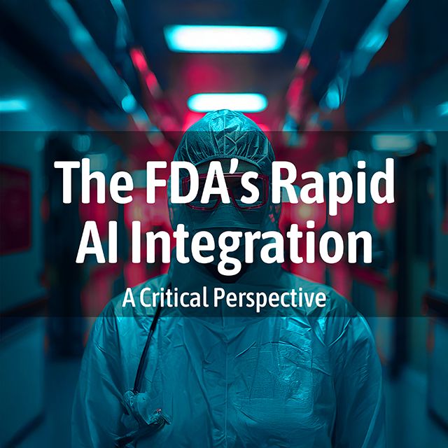 The FDA's Rapid AI Integration - A Critical Perspective