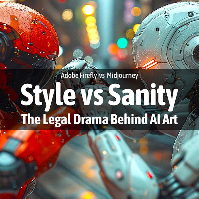 Style vs Sanity - The Legal Drama Behind AI Art (Adobe Firefly vs Midjourney)
